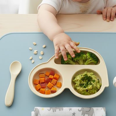 Assiette bébé ventouse