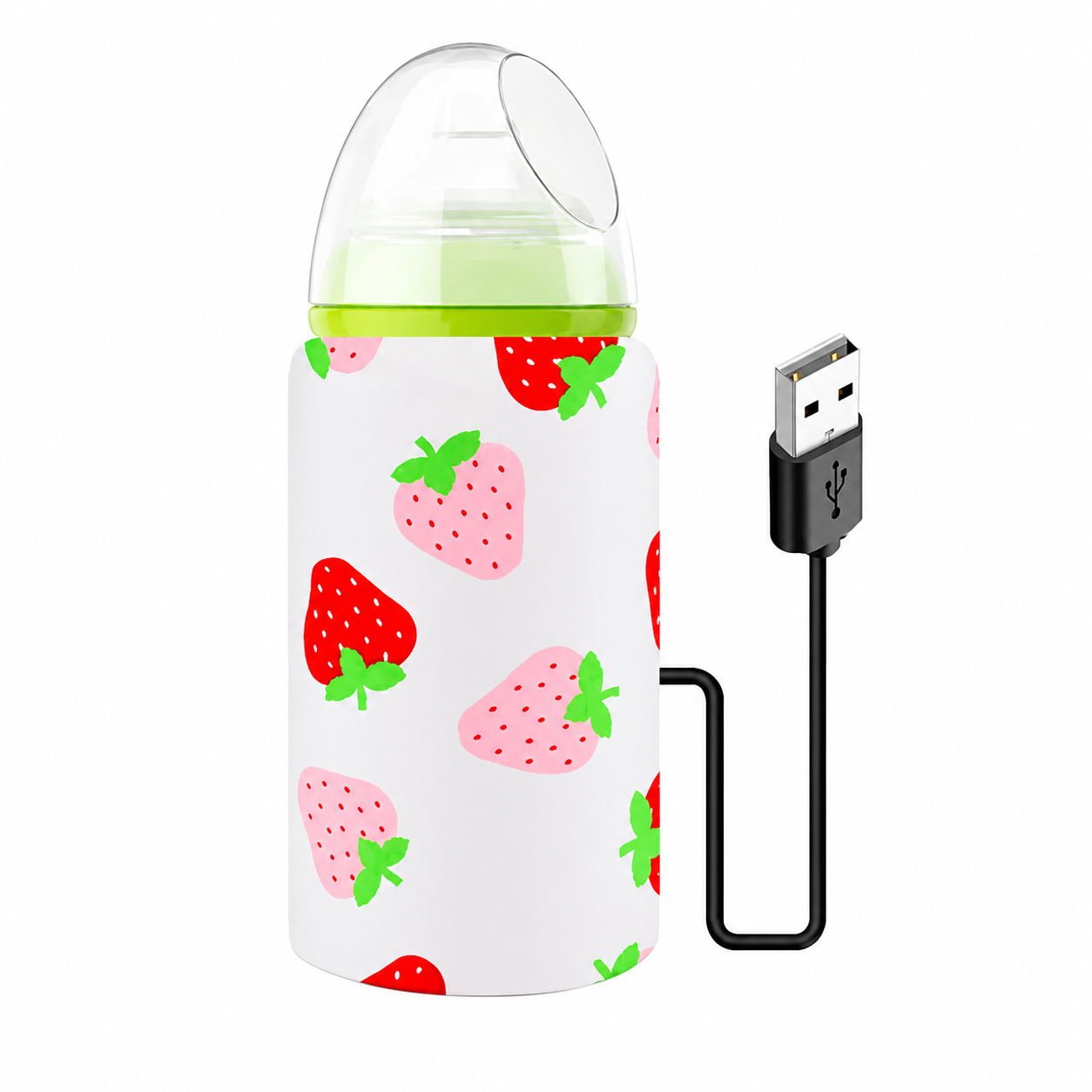 chauffe biberon portable fraise.