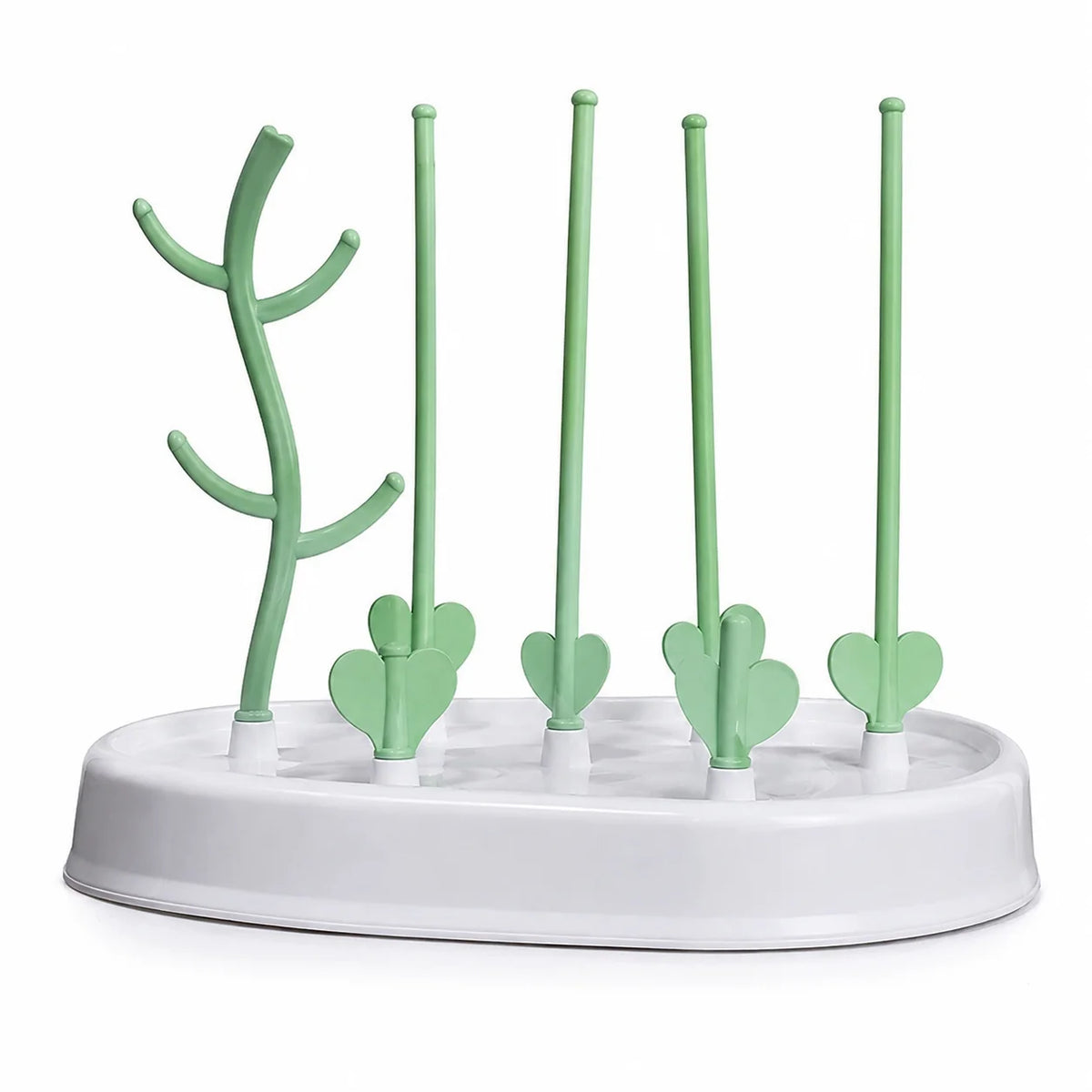 egouttoir biberon vert pastel.