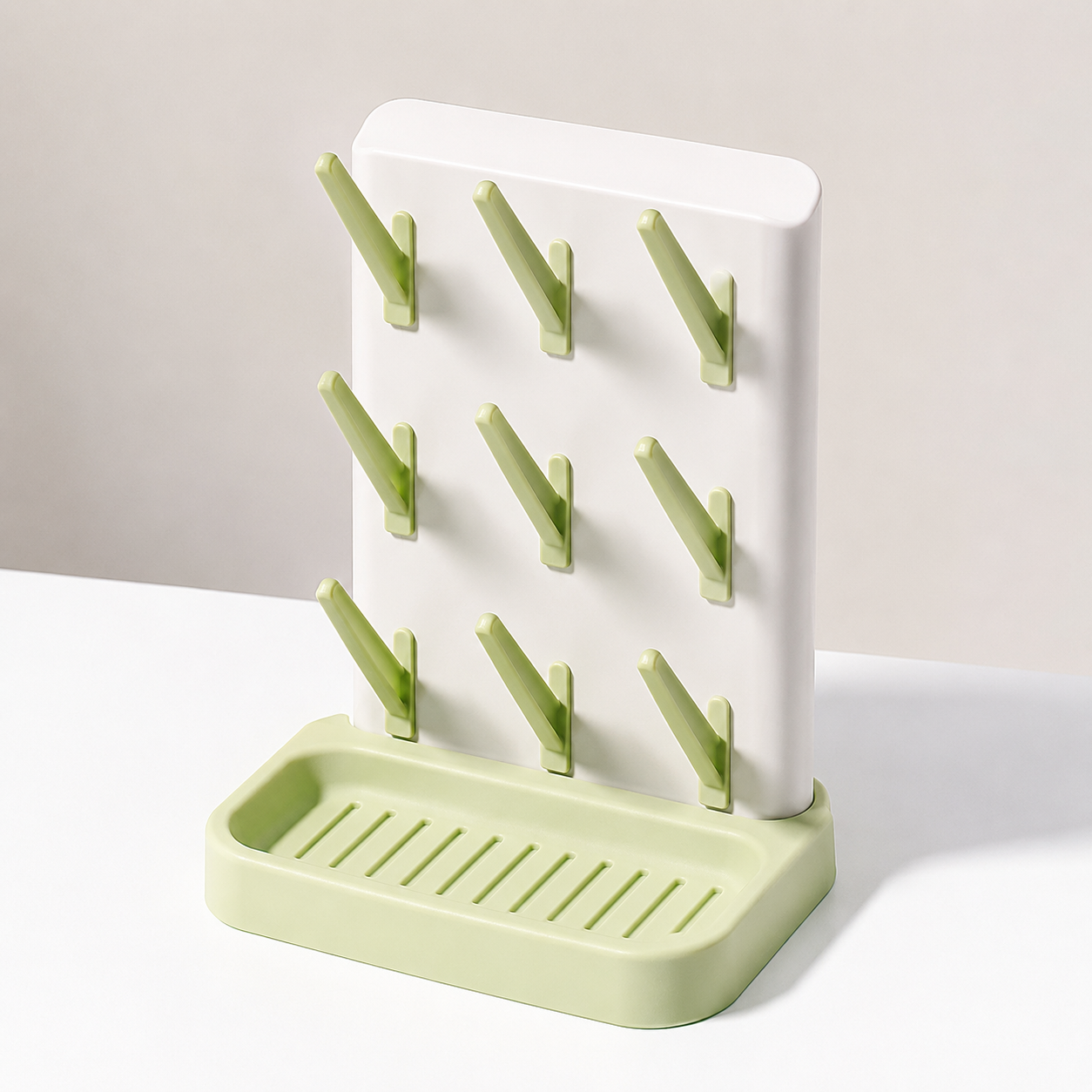 egouttoir biberon vert seul.