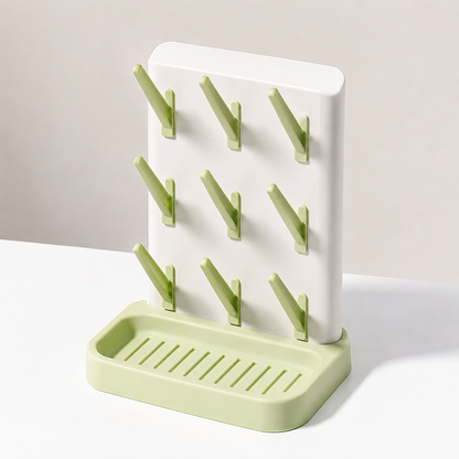 egouttoir biberon vert seul.