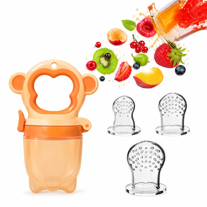 grignoteuse bebe orange avec tete s m l