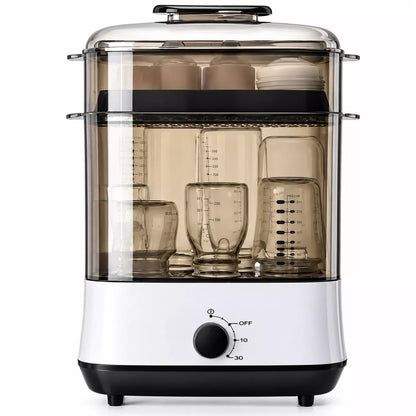 sterilisateur biberon elegant en studio.