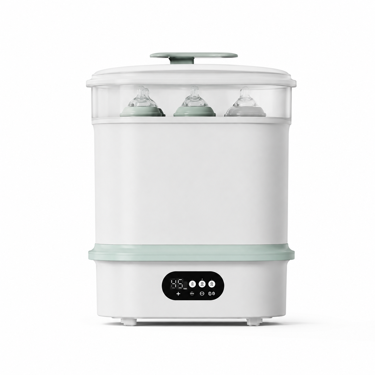 sterilisateur biberon vert d eau.